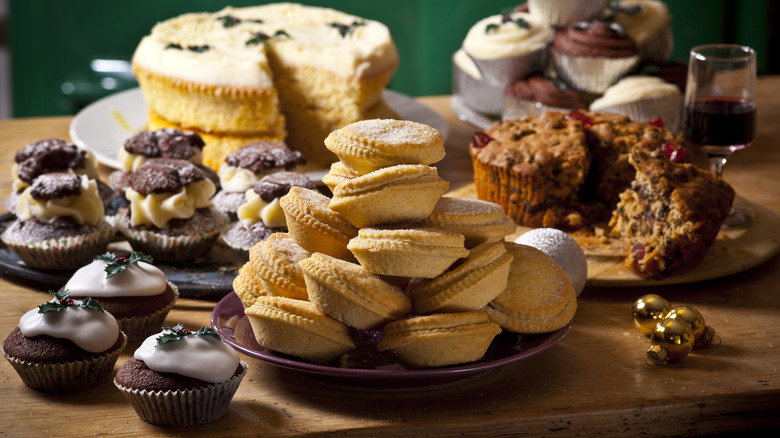 Assortment of baked goods