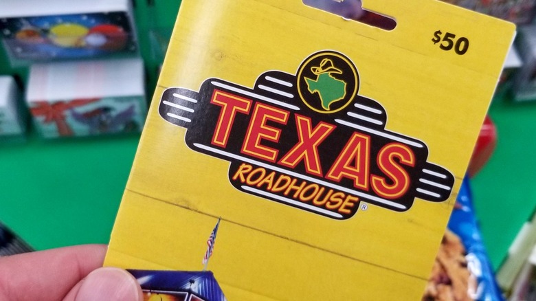 Texas Roadhouse gift card